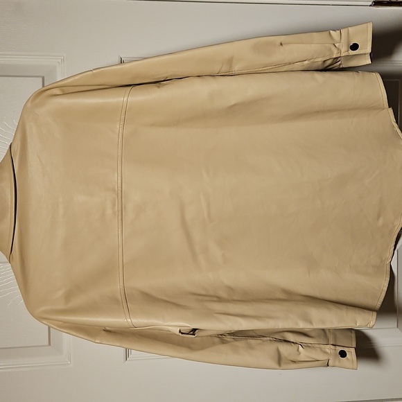 Mittoshop Faux Leather Shacket - Picture 6 of 8